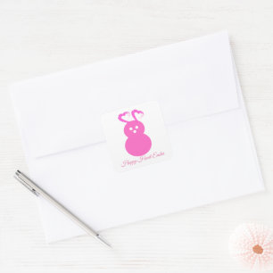 Easter Rabbit Heart Sticker
