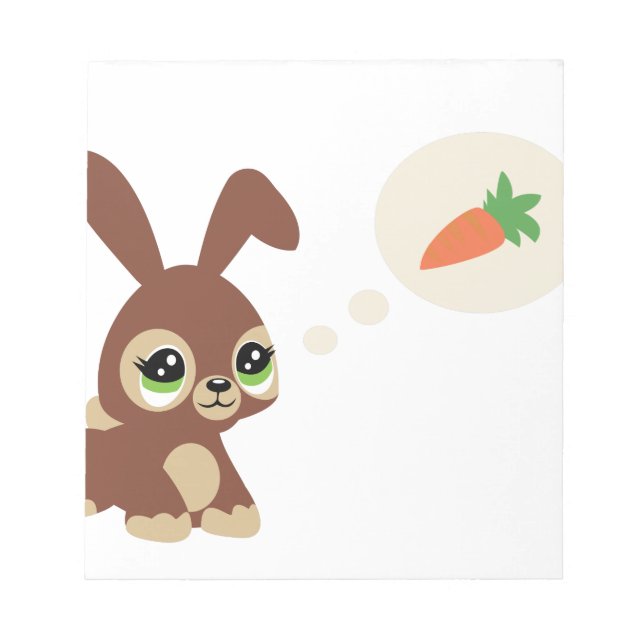 easter rabbit notepad (Front)