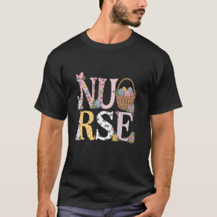 Easter Rabbit Nurse CNA ICU ER Nursing Medical Hea T-Shirt