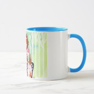 Easter Rabbits Brunch with Little Girl Mug
