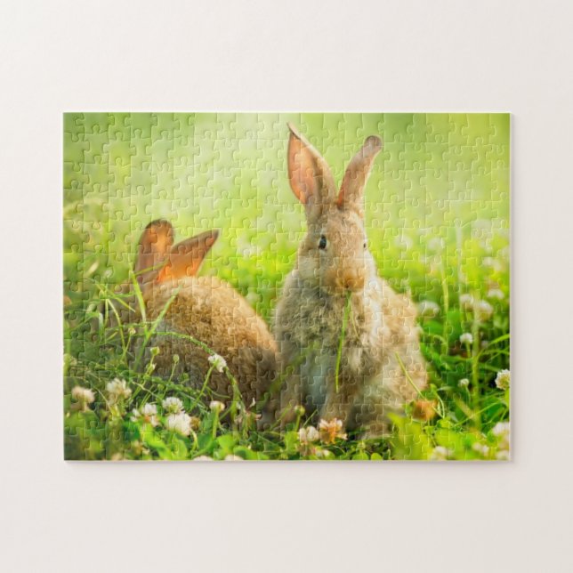 Easter Rabbits Jigsaw Puzzle (Horizontal)