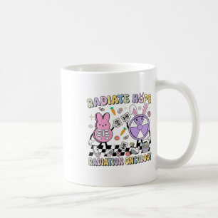 Easter Radiate Hope Radiation Oncology Nurse Xray Coffee Mug