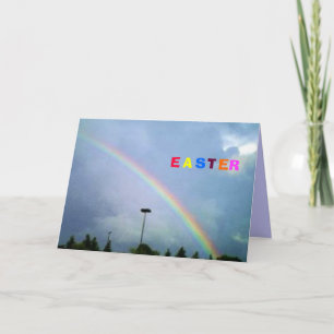 EASTER RAINBOW card
