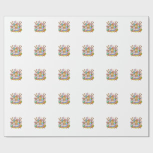 Easter Ramen Cats Cute Anime Happy Easter Day Wome Wrapping Paper