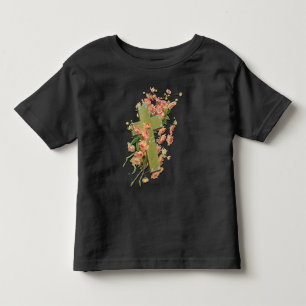 Easter Religious Cross Unisex Black Toddler Shirt