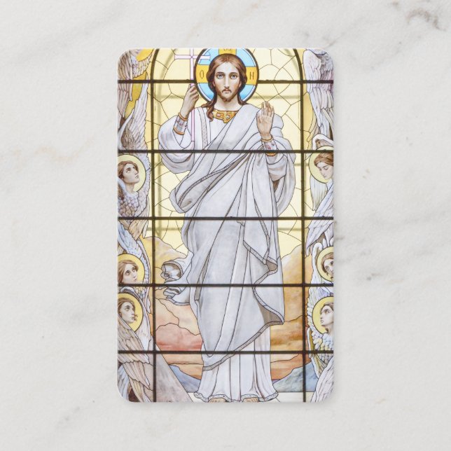 Easter Religious Paschal Prayer Holy Card (Front)