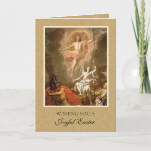 Easter Religious Resurrection Jesus Christian Holi Holiday Card