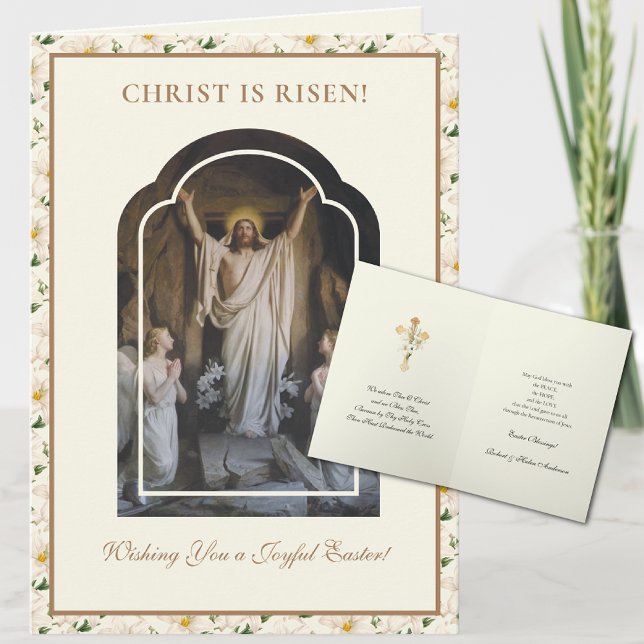 Easter Religious Resurrection Jesus Christian Holiday Card (Creator Uploaded)
