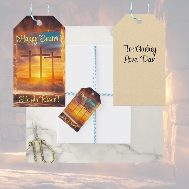 Easter Resurrection Celebration Gift Tag (Creator Uploaded)