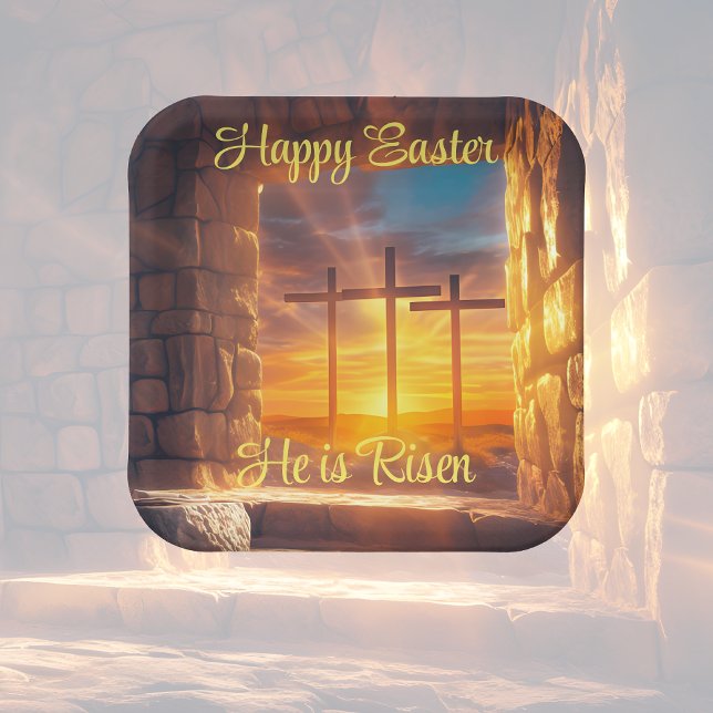 Easter Resurrection Celebration Paper Plates (Creator Uploaded)