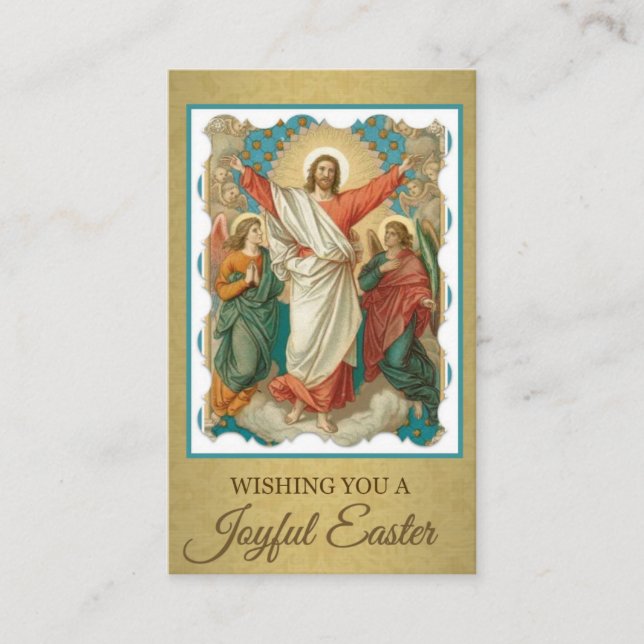 Easter Resurrection Holy Cards w/prayer St. John (Front)