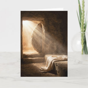 Easter Resurrection Morning Empty Tomb Card