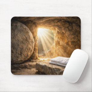 Easter Resurrection Morning Empty Tomb Mouse Mat