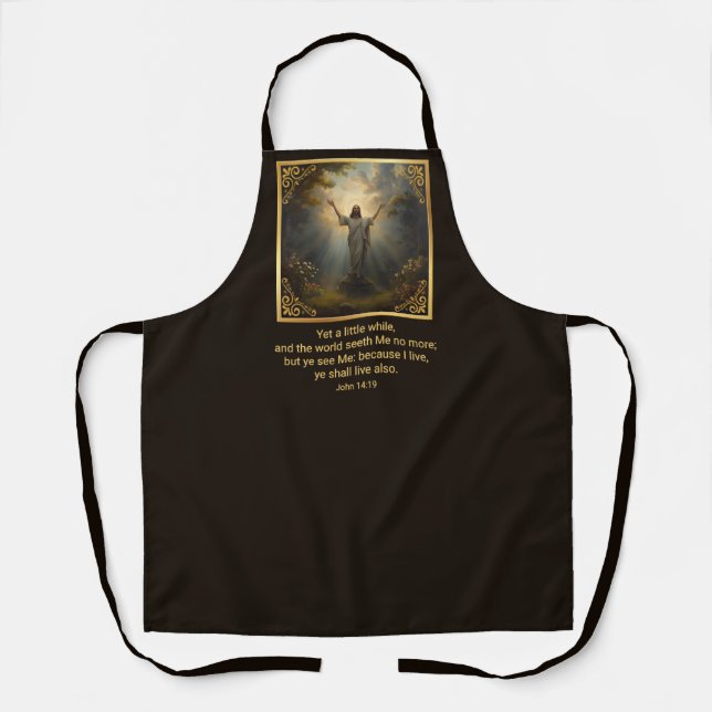 Easter Resurrection Religious Apron (Front)