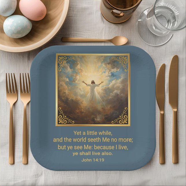 Easter Resurrection Religious  Paper Plate (Creator Uploaded)