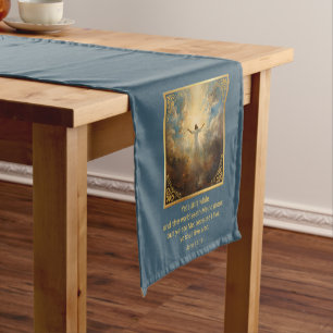 Easter Resurrection Religious Short Table Runner
