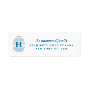 Easter Return Address Label