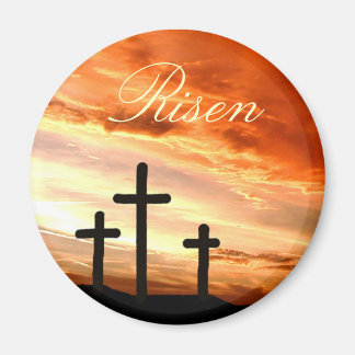Easter risen magnet