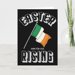Easter Rising Sinn Fein 1916 Ireland Flag Outfit I Card