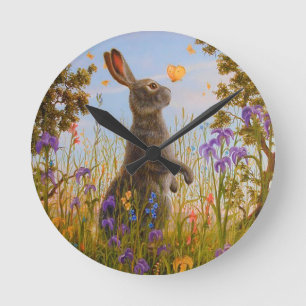 Easter Round Clock