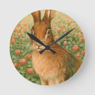 Easter Round Clock