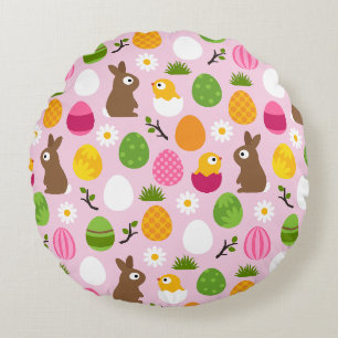 Easter Round Pillow