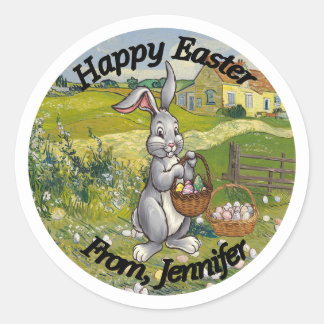 Easter Round Sticker