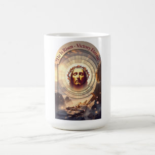 Easter Sacred Light Face, Believer's Hope Gift Coffee Mug