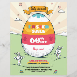Easter Sale Flyer Template