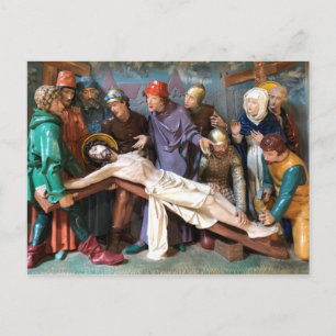 Easter Scene of Crucifiction. Postcard