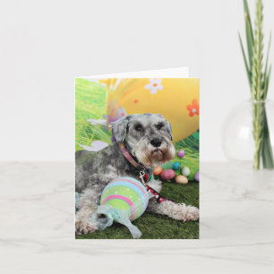 Easter - Schnauzer - Fergie Holiday Card