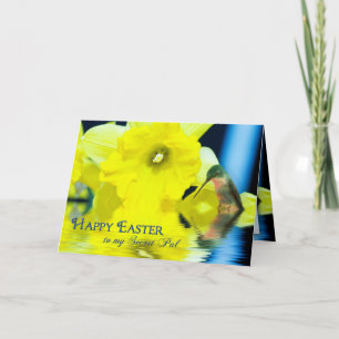 EASTER - SECRET PAL - DAFFODILS HOLIDAY CARD