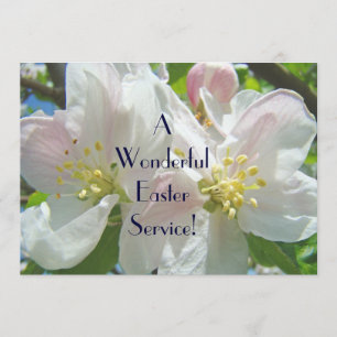 Easter Service Invitation Programs Church Floral