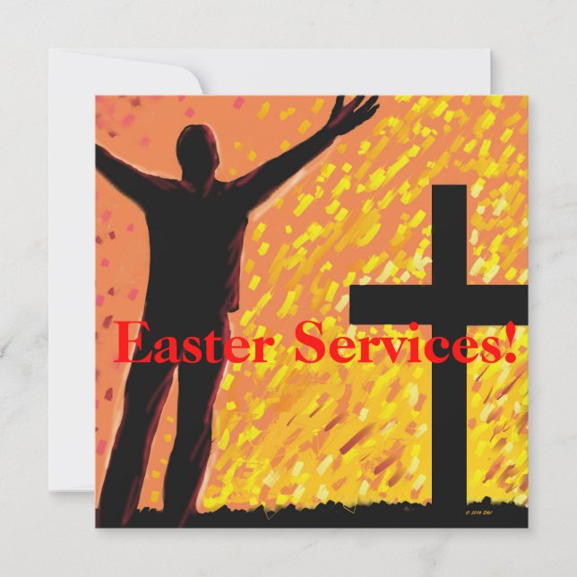 Easter Services Church Invitation (Front)