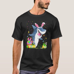 Easter Shark Fish Bunny Egg Hunting Shark Easter S T-Shirt