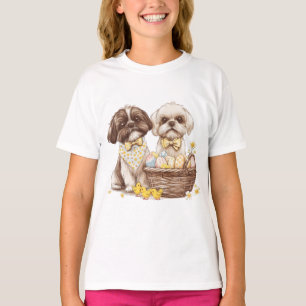 Easter Shih Tzu Dogs T-Shirt
