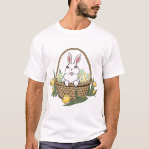 Easter Shirt Easter Bunny Basket Ladies T-shirt