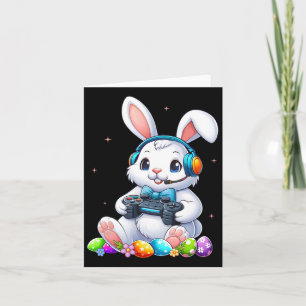 Easter Shirts Bunny Egg Funny Boys Girls Kids Game Card