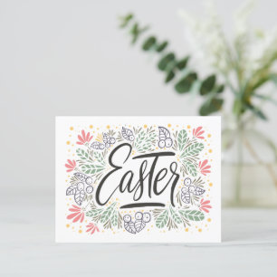 Easter Simple Vintage Postcard