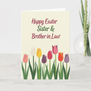 Easter Sister Brother In Law Card