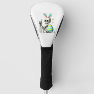 Easter Skeleton Bunny Rock Hand Rocker Boys Kids M Golf Head Cover