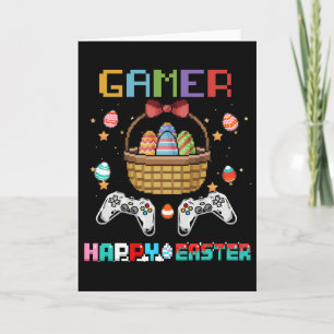 Easter Sket Gamer Video Game Controller With Easte Card