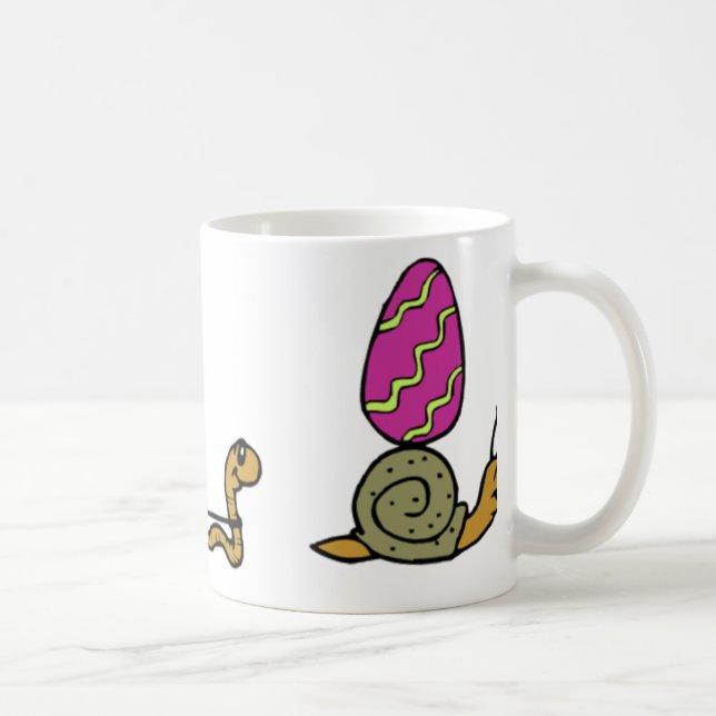 Easter Snail Trail Coffee Mug (Right)