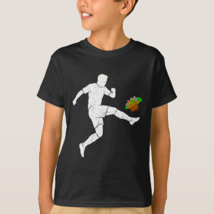 Easter Soccer Ice Cream Drip Dabbing Soccer Drippi T-Shirt