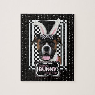 Easter - Some Bunny Loves You - Boxer Jigsaw Puzzle