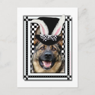 Easter - Some Bunny Loves You - German Shepherd Holiday Postcard