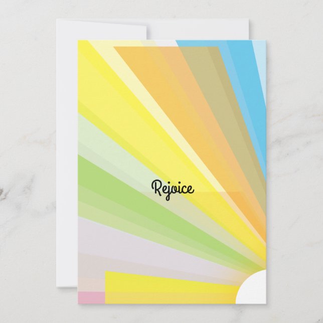 Easter Sonrise Resurrection Greeting Holiday Card (Front)