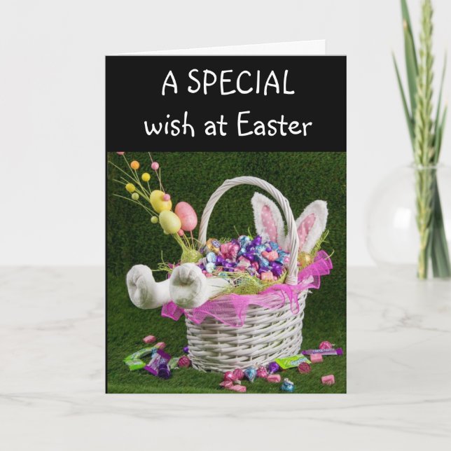 "EASTER" SPECIAL *DAUGHTER*  FROM A SPECIAL BUNNY CARD (Front)