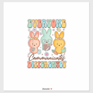 Easter Speech Therapy SLP Everyone Communicates Di