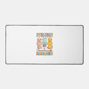 Easter Speech Therapy SLP Everyone Communicates Di Desk Mat